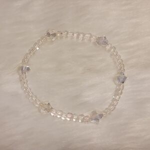 Hand-Made Crystal/Iridescent Bracelet